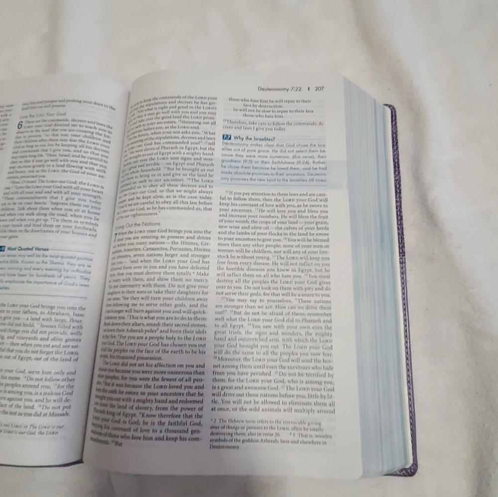 Purple NIV zondervan student bible - Picture 2 of 15
